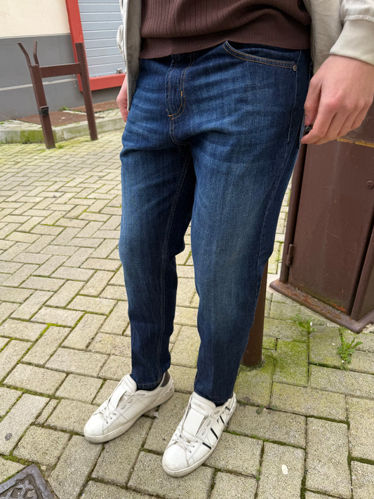 Jeans Basic Blu Sfumato
