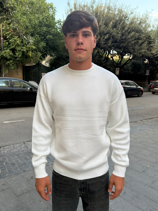 Maglione tessuto premium girocollo