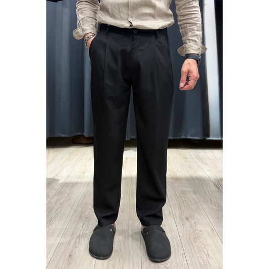 Pantalone in lino baggy