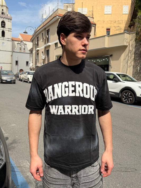 T-shirt stampata sfumata