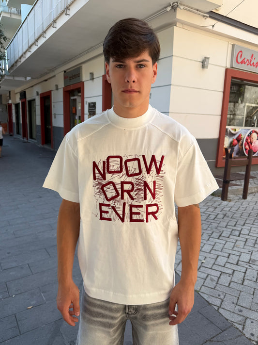 T-shirt stampa ricamata
