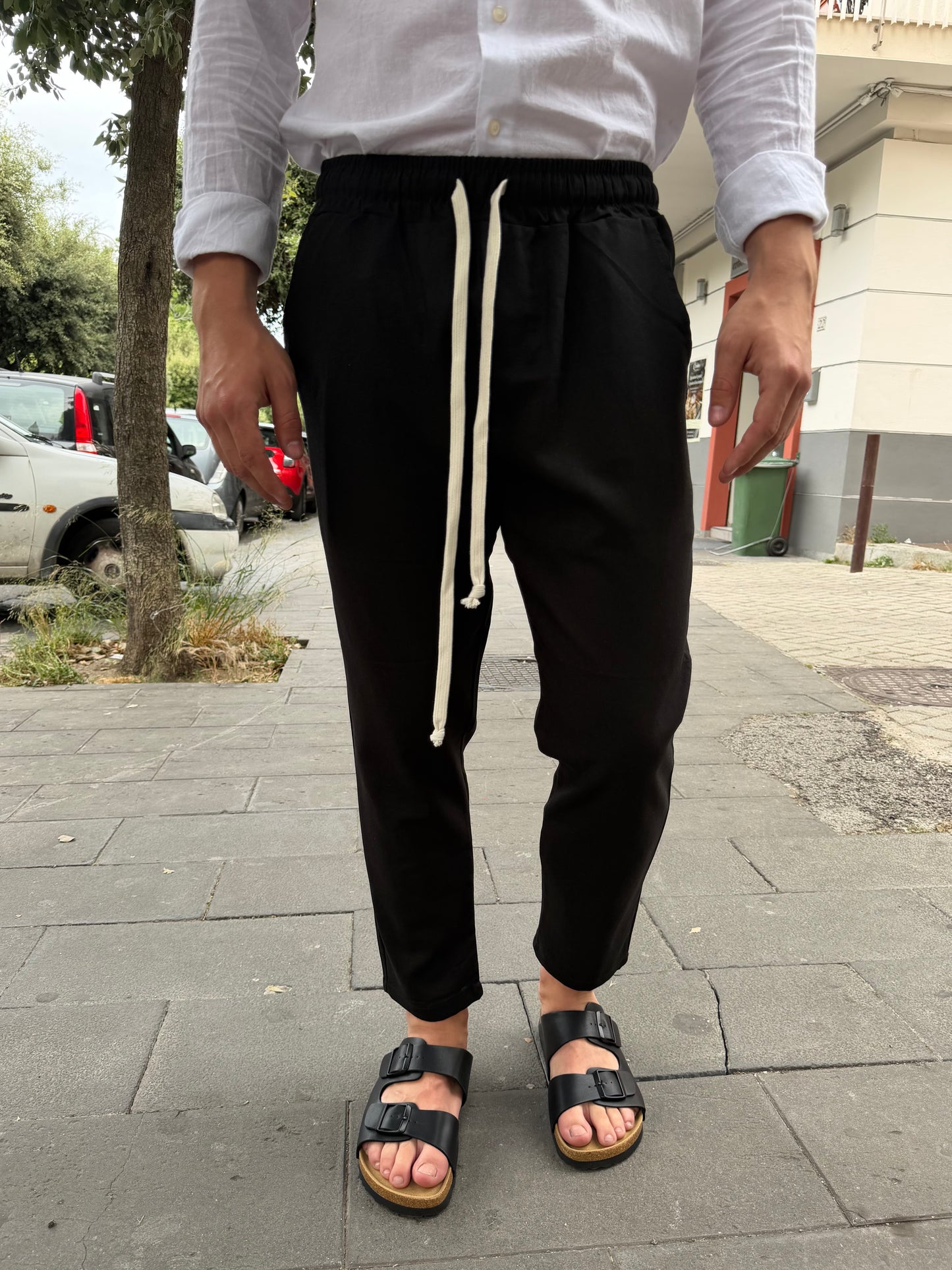 Pantalaccio in lino sartoriale
