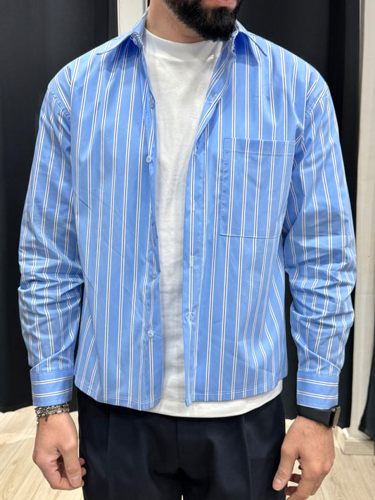 Camicia over-size rigata ⚡️