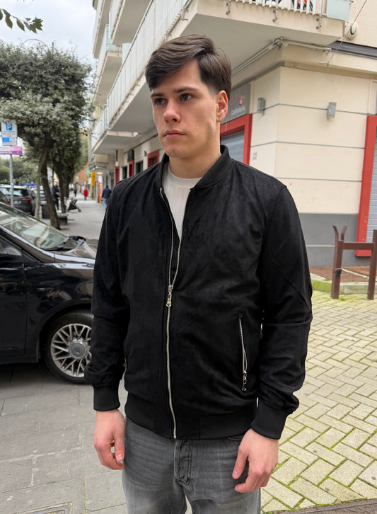 Giubbino in camoscio leggero