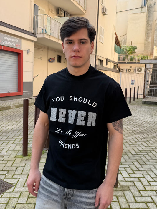 T-Shirt Never Tessuto Premium