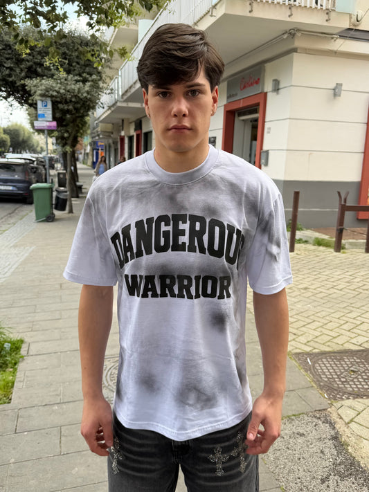 T-shirt stampata sfumata