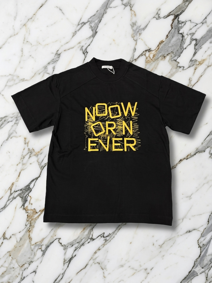 T-shirt stampa ricamata