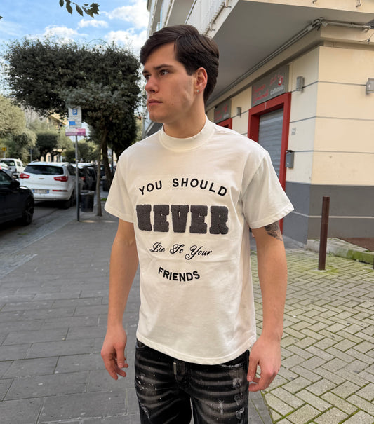 T-Shirt Never Tessuto Premium