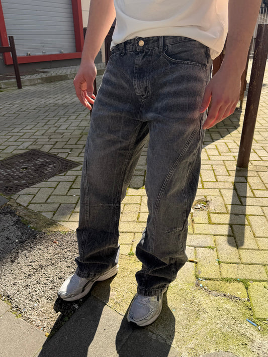 Jeans baggy fumé