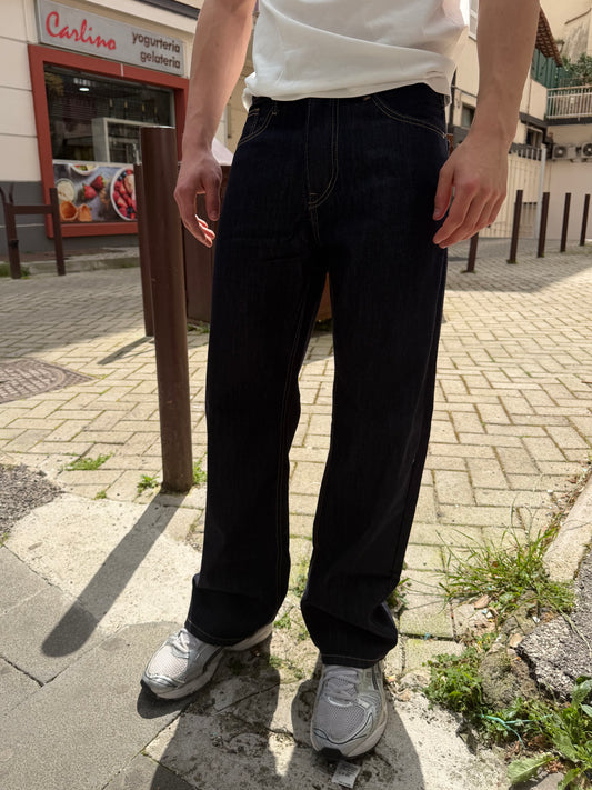 Jeans baggy blu lavaggio zero