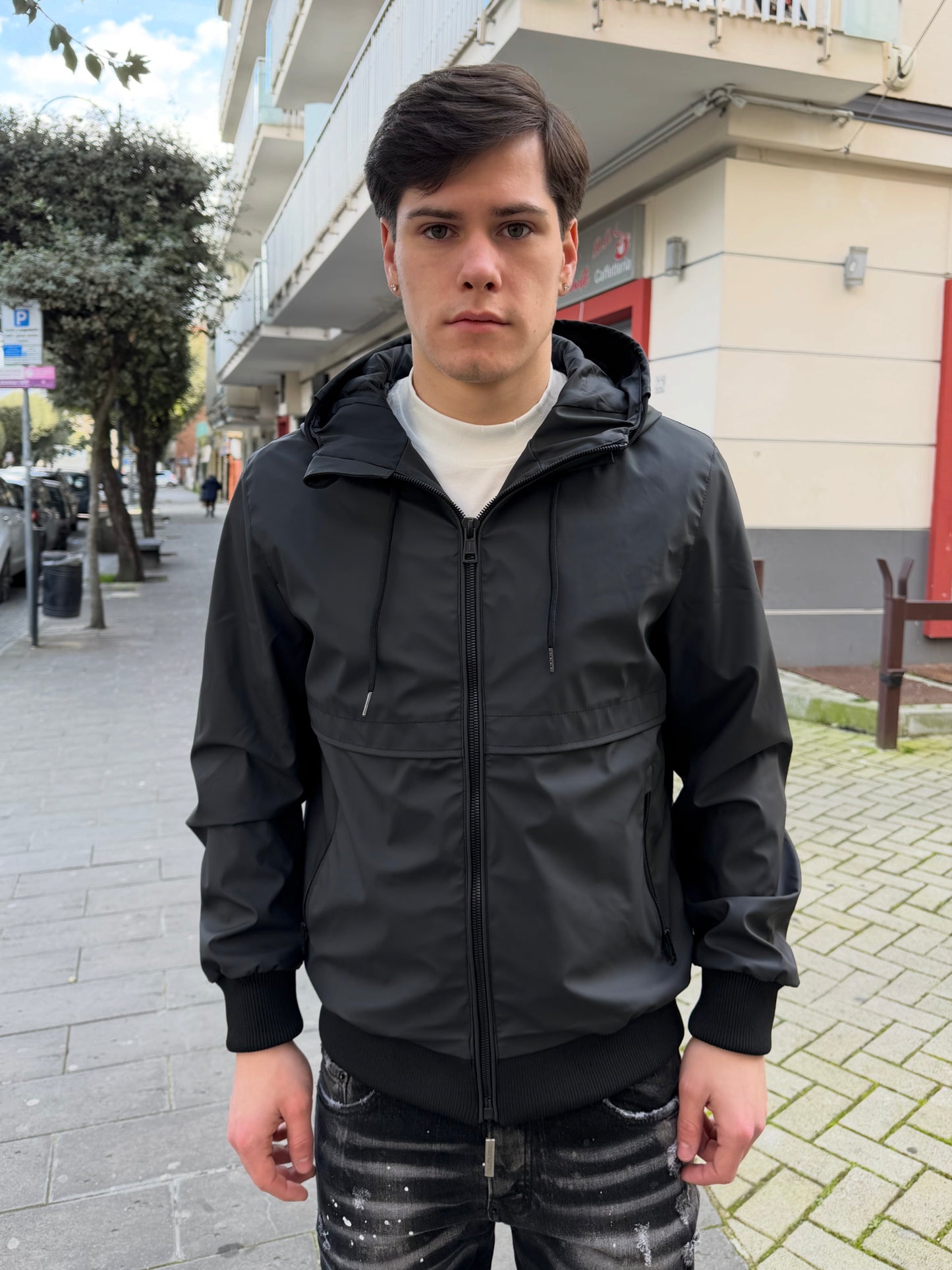 Giubbino gommato